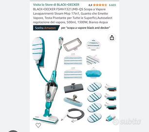 Lavapavimenti a vapore steam-mop