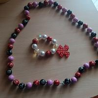 completo Crazy frog collana braccialetto 2008