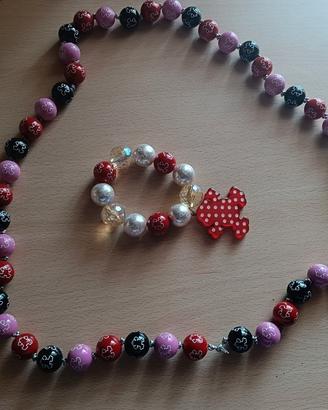 completo Crazy frog collana braccialetto 2008