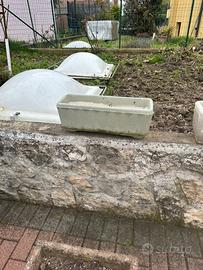 Vasi per fiori e piante cemento leggero