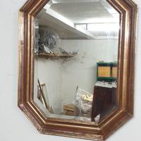 SPECCHIO CON CORNICE ARGENTA anno 1950