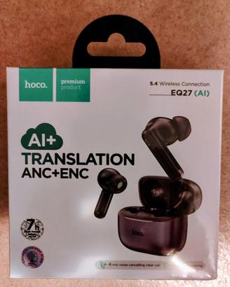 NUOVE HOCO EQ27 AI ANC + ENC Smart Al Cuffie