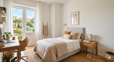 SINGOLA con BAGNO PRIVATO/ TUSCOLANA
