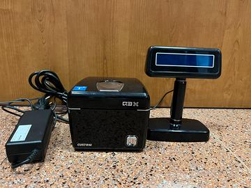 Stampante Pos CUSTOM Q3X + Schermo +  Cavi