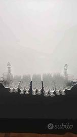 Grande antico servizio di bicchieri cristallo
