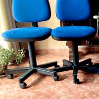 2 poltrone in stoffa per ufficio casa Arredamento