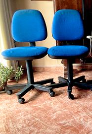 2 poltrone in stoffa per ufficio casa Arredamento