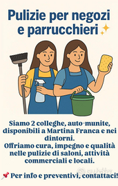 2 colleghe in pulizia