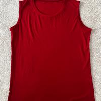 Canotta rossa donna L XL