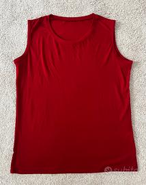 Canotta rossa donna L XL