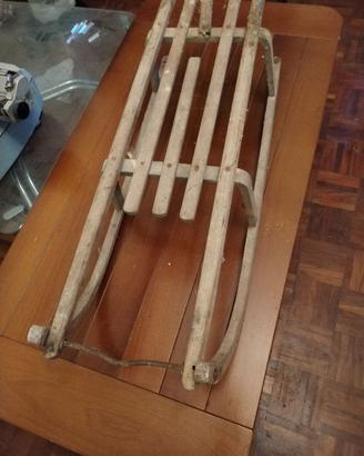 slittino legno epoca