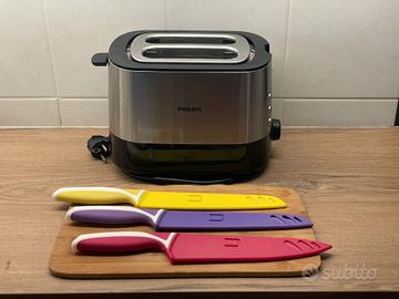 Tostapane  Philips+ 3 coltelli + taglieri in legno