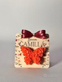 Bomboniera Sgnaposto Battesimo Nascita Compleanno