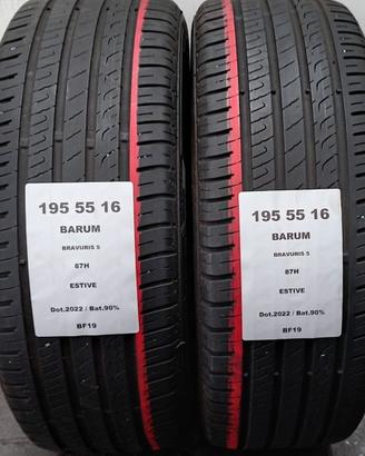 2 GOMME 195 55 16 BARUM BF19
