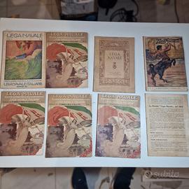 Lotto riviste Lega Navale 1915 originali WW1 vinta