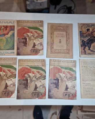 Lotto riviste Lega Navale 1915 originali WW1 vinta