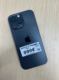 IPHONE 16 PRO MAX 256GB CON GARANZIA APPLE CARE