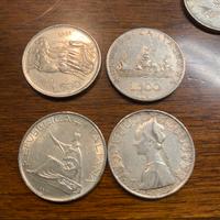 Monete 500 lire argento 83 pezzi