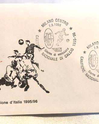 Milan Campione Italia 1995/96 - Busta FDC Numerata