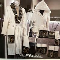 Completo bagno Renato Balestra nero e oro nuovo