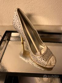 Sandali Loriblu raso bianco