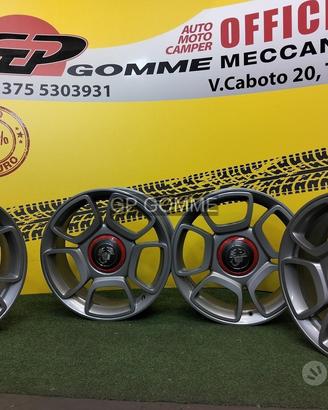 4 Cerchi Lega 17 pollici originali Fiat 500 Abarth