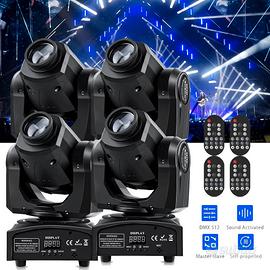 RGBW 120W 8 Gobo Spot Beam Moving Head LED luce di