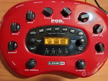 Line 6 Pod XT + model packs e alimentatore