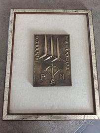 frecce tricolori fermacarte in bronzo 