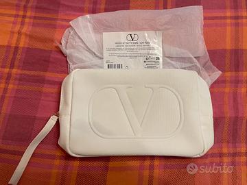 Pochette trousse bag Valentino bianco panna