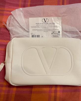 Pochette trousse bag Valentino bianco panna
