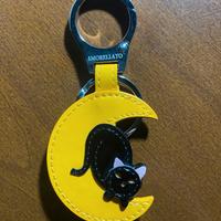 Morellato Portachiavi Gatto Nero sulla Luna