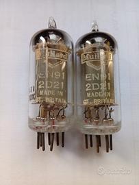 Coppia valvole termoioniche MULLARD EN91 2D21