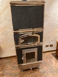 stufa a legna la bergamasca con forno