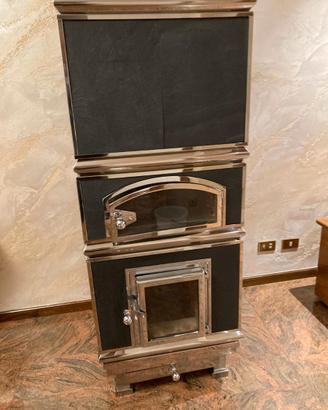 stufa a legna la bergamasca con forno