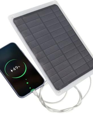 Caricabatterie pannello solare USB type C