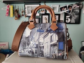Borsa bauletto Ynot? stampa parigi
