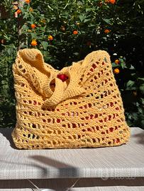 Borsa Tote / borsa mare all’uncinetto