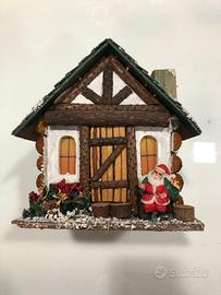 CASA DI BABBO NATALE PORTA CANDELA