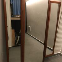 Specchio a tre ante