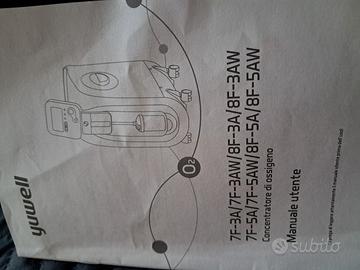 Concentratore di ossigeno nuovo