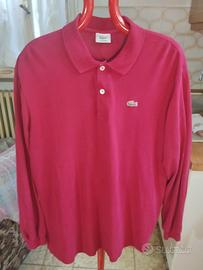 Polo Lacoste 
Maniche lunghe 
Taglia 7, XXL.