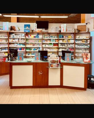 BANCO FARMACIA o NEGOZIO 3 postazioni per Farmacia