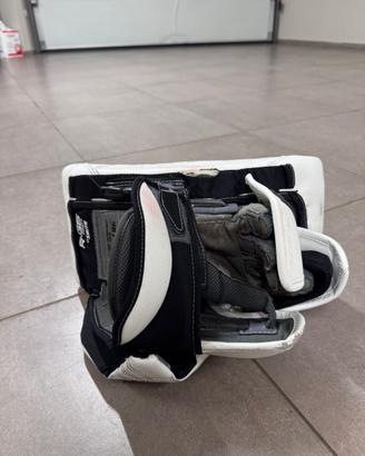 Guanto e biscotto portiere hockey