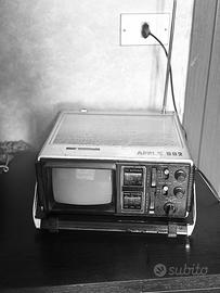 TV portatile vintage IRRADIO Apple 502 - funzionan