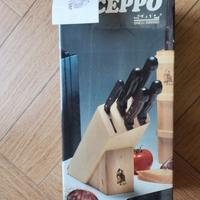 ceppo coltelli 17 pezzi sanelli