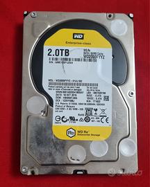 Western Digital Hard disk Sata  2TB 