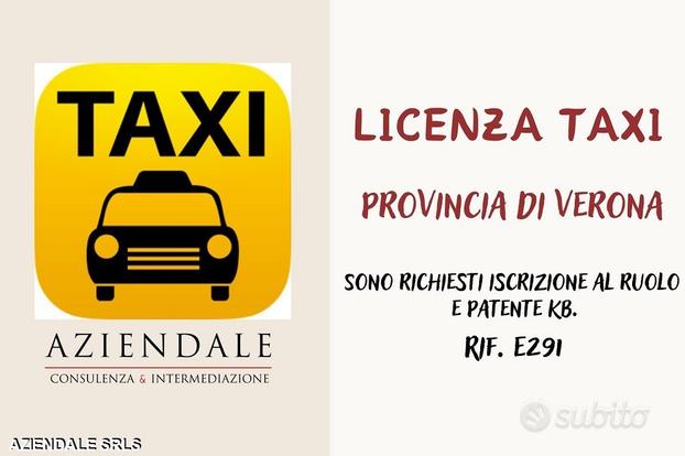 Taxi provincia verona