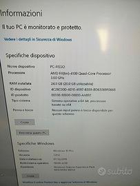 pc fisso gaming amd fx 24gb ram