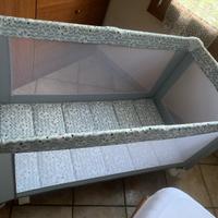 Lettino da campeggio giordani + materasso